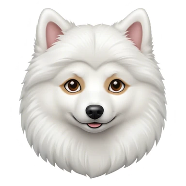 American Eskimo dog sticker