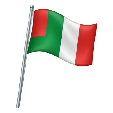 italian flag sticker
