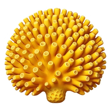 yellow Coral  sticker