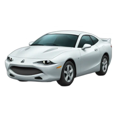 car but its a shark sticker