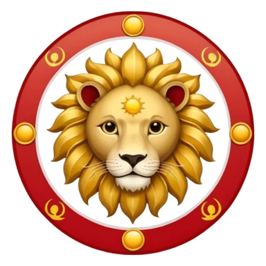 🦁☀️🇮🇷 اون شیر و خورشیدو بیار وسط پرچم جای الله sticker