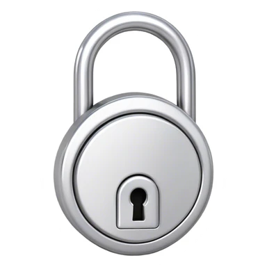 White gold engagement ring padlock  sticker