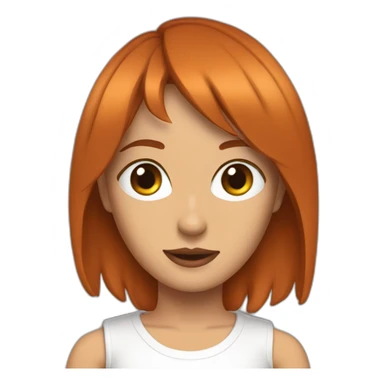 leeloo brune sticker