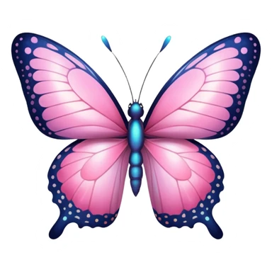 cute pink butterfly sticker