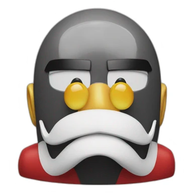 Eggman in Sonic sticker