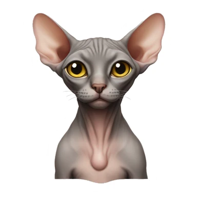 Hairless Sphinx Cat sticker