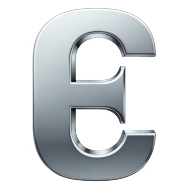 Font setting icon with letter C sticker