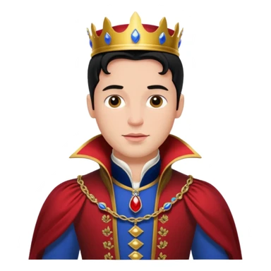 the prince from Snow White, charming and heroic sticker
