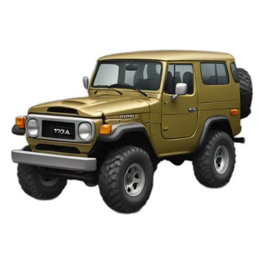 Classic Toyota off-road vehicle sticker