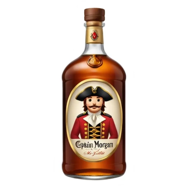 Bouteille de Captain Morgan, 1 l sticker