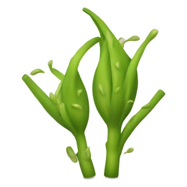 Flax sprouts sticker