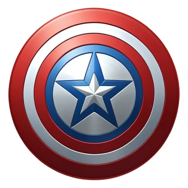 Captain America shield sticker
