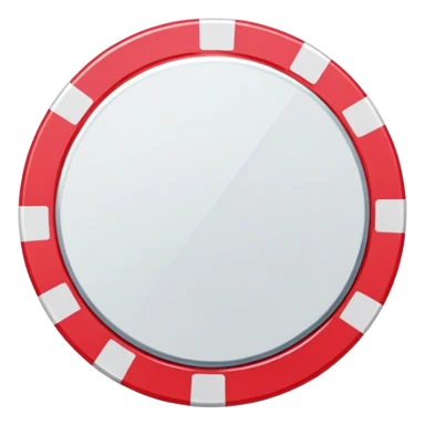 Poker chip sticker