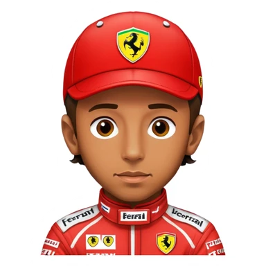 LEWIS HAMILTON IN FERRARI /half body/  sticker