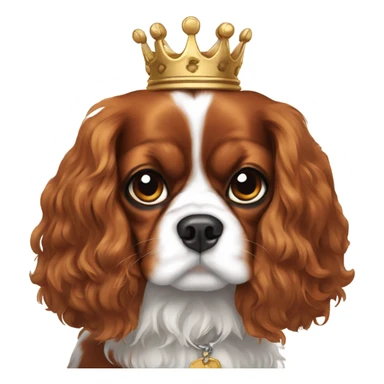 King Charles cavalier sticker