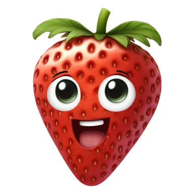 One strawberry sticker