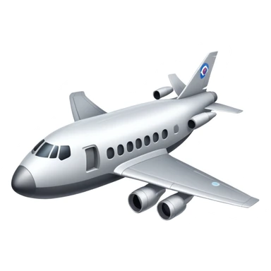 Jet airliner spacecraft kirby sticker
