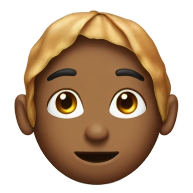 A pinto bean with a halo wrapped around it sticker