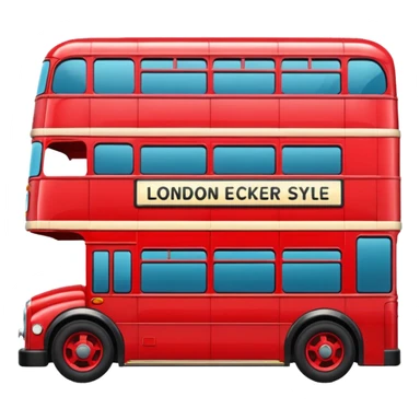 red bus sticker