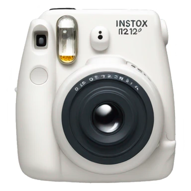 instax 12 white sticker