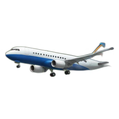 Flight passing mountain sticker