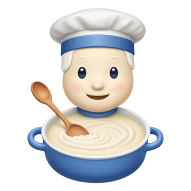 Pillsbury dough boy makes progresso soup sticker