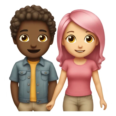 Boy love girl sticker