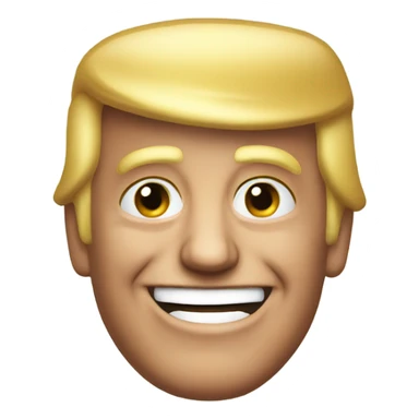trump smiling sticker