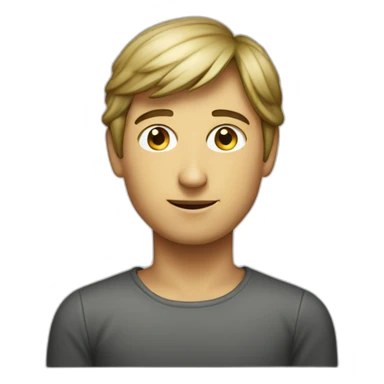 Young Steve Job apple sticker