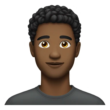 23 years old black hair guy sticker