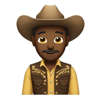  Cowboy with a dress sticker