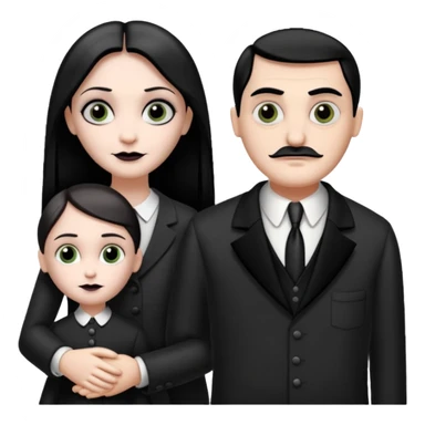 addams fmaily sticker