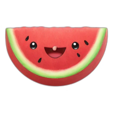 watermelon on the neck sticker