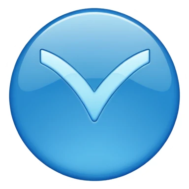 make a blue tick emoji sticker