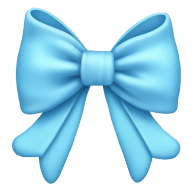 Baby Blue Stocking Bows sticker