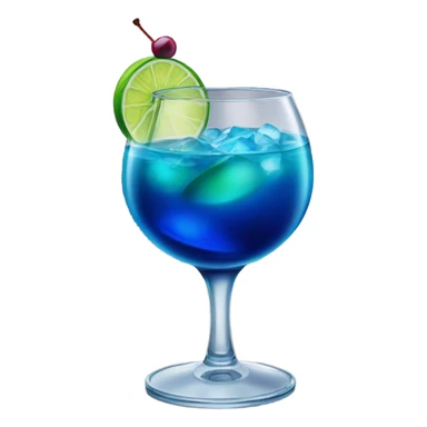 navi blue cocktail sticker