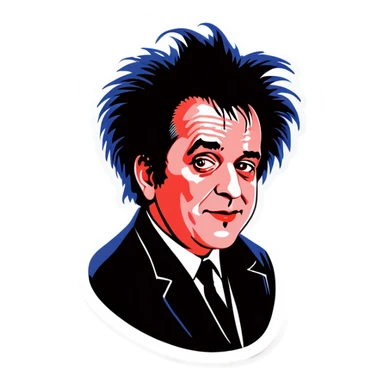 Robert smith in Friday I’m in love  sticker