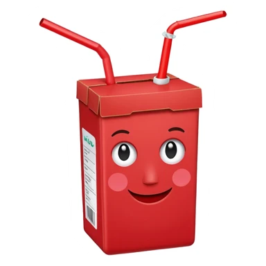 juice box RED sticker