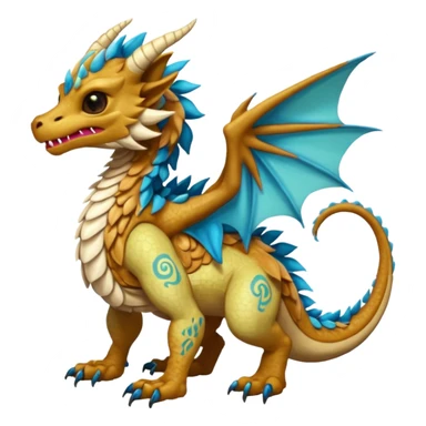 Vernid-Protogen-Dutch-Angel-Dragon-Grem2-Wickerbeast-Bagbean-animal-fusion-hybrid-creature sticker