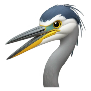 Heron sticker