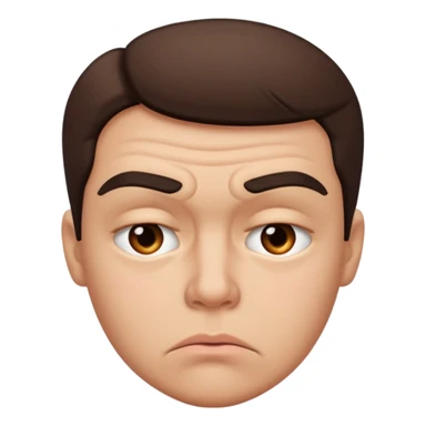 Make a grumpy kissy face sticker