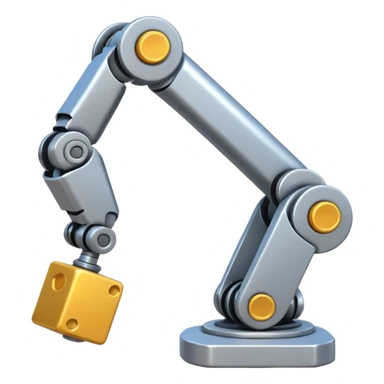 emoji about robot arm with block sticker