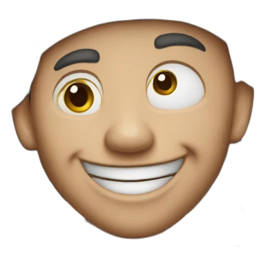 a happy pirate sticker