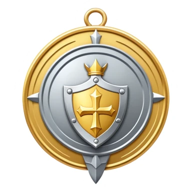 A medal of creation for a knight sticker