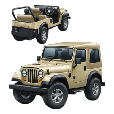 Mahindra Thar sticker