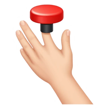 press the button sticker