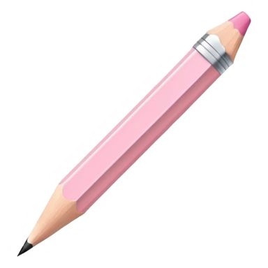 light pink pencil  sticker