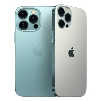 back side of an iphone 13 pro sticker