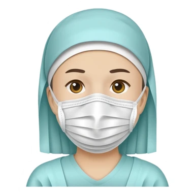 medical face mask only sticker