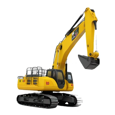 escavadeira hidráulica amarela 35T sticker